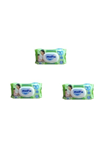 Molfix Izotonik Sulu Islak Mendil 60'lı 3 Paket 3x60