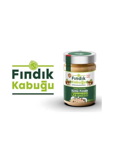 Fındık Kabuğu Parçacıklı Sütlü %50 Fındık Kreması 300 G