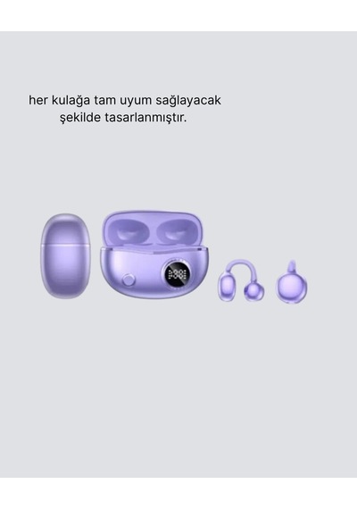 Kulak Arkası Klipsli Bluetooth Kulaklık Yxg10 Silikon Malzemeli Ergonomik 1