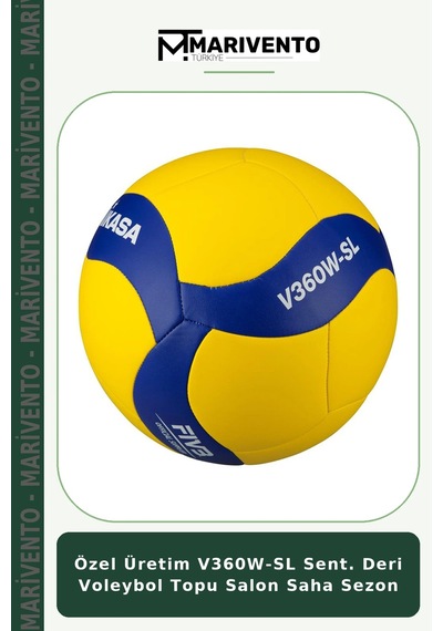 Özel Üretim V360w-sl Sent. Deri Voleybol Topu Salon Saha Sezon Çok Renkli