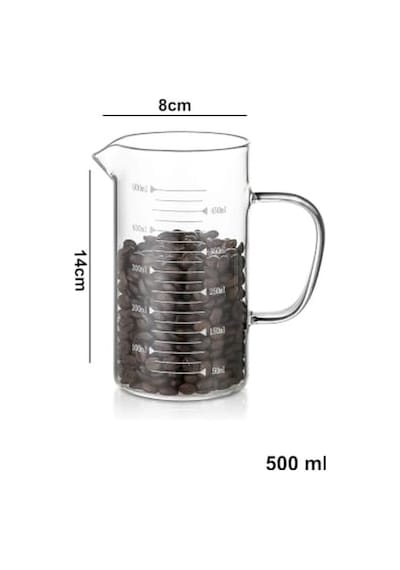 Isıya Dayanıklı Borosilikat Cam Ölçü Kabı 500ml 3831 Diğer