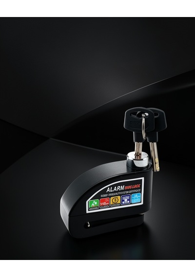 Disk Kilidi + Alarmlı 6 Mm Kalınlık Uczzzmotorkilit-5