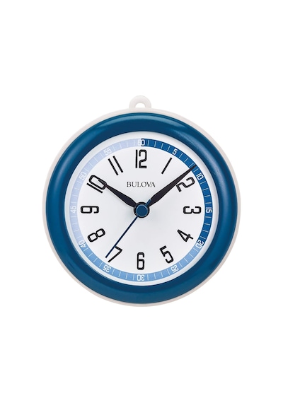Clocks Model C4882 Duş Mate, Küçük, Mavi Ve Beyaz