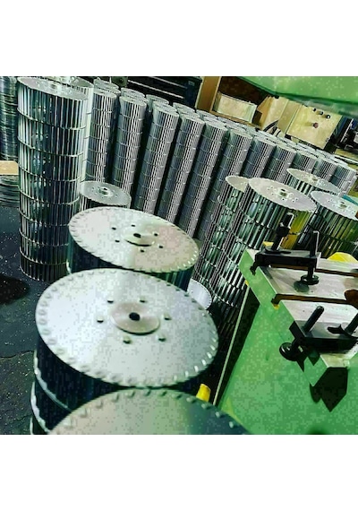Çap 200 Boy 80 Delik 12.7, Mm Sol Yön Radyal Fan Pervanesi