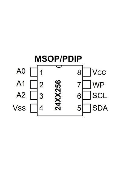Motorobit 24Lc256-I/P Dip-8 400Khz Mikrodenetleyici