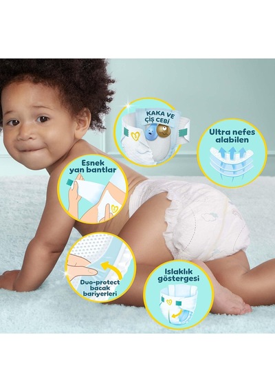 Prima Premium Care 7 Beden Bebek Bezi Ekonomik Paket 30 Adet