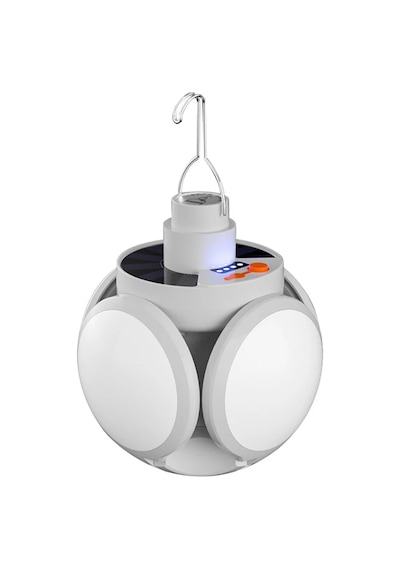 Güneş Enerjili 5 Kanatlı Şarj Edilebilir Led Lamba-al4303 Beyaz