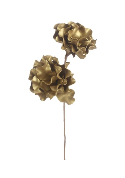 Yapay Çiçek Latex Çiçek Köpük Çiçek Siyam Gülü Gold