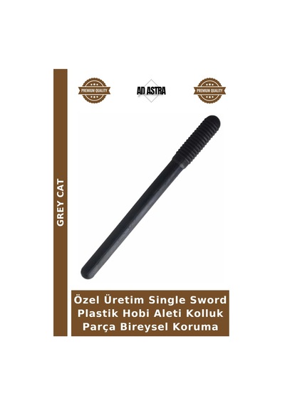 Özel Üretim Single Sword Plastik Hobi Aleti Kolluk Parça Bireysel Koruma