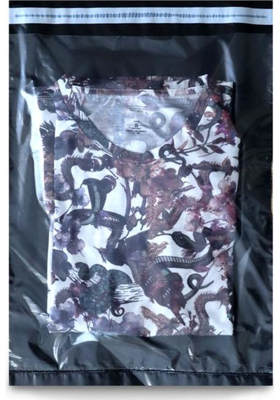 Siyah-Şeffaf Poşeti 30X37+5 Cm - 100 Adet