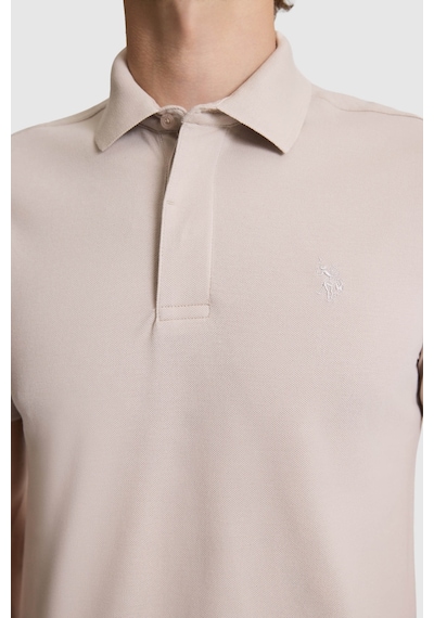 U.S. Polo Assn. U.s. Polo Assn. Erkek Taş Tişört Basic 50327003-vr049 Taş Rengi