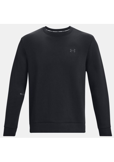 Under Armour Erkek UA Unstoppable Fleece Bisiklet Yaka 1381688-001 Siyah