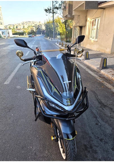Motocam Honda Pcx Ön Cam 2025-2026 Model 66cm Şeffaf Renkli 4mm