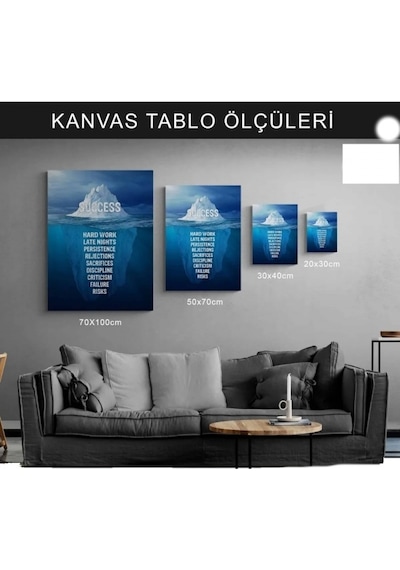 Kurt Ve Atatürk Kanvas Tablo Ev Dekarasyon Hediyelik Duvar Süsü Ölçü Seçmeyi Unutmayınız :