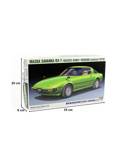 Hasegawa Hc43 21143 1/24 Ölçek Mazda Savanna Rx-7 Sa22c Limited Otomobil Plastik Model Kiti