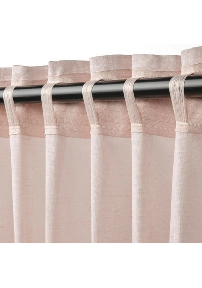Ikea Sılverlönn Fon Perde 145x300 Cm Açık Pembe