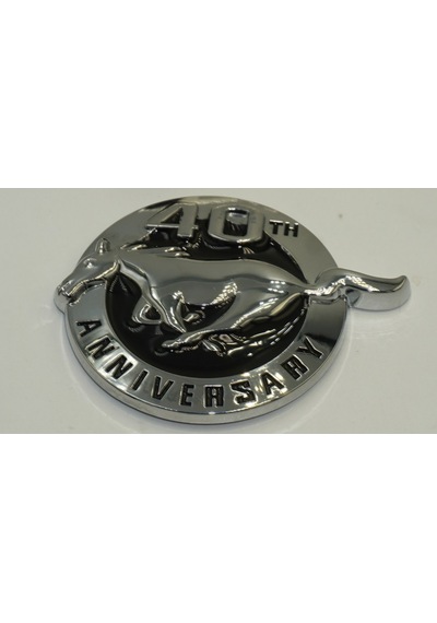 Dk Tuning Mustang 40.yıl Bagaj Body Logo Krom Metal Logo Arma