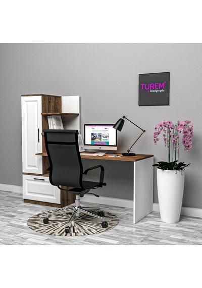 Cherry Membran Çalışma Masası Mdf Antrasit Cherry Membran Çalışma Masası Mdf Antrasit