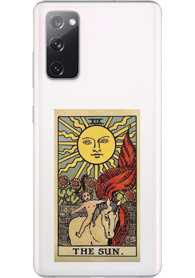 Samsung Galaxy S20 Fe Uyumlu Şeffaf Kılıf The Sun Tasarımlı