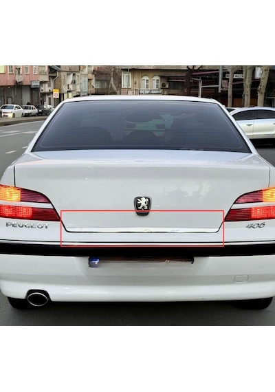 Ebal Otomotiv Peugeot 406 Krom Bagaj Alt Çıtası 1995-2005 P.Çelik