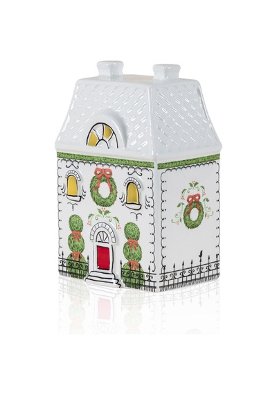 The Mia Dekoratif Led Işıklı Yılbaşı Evi 10x7x15 Cm