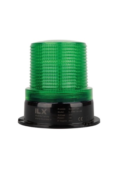 İlx İl-xm-t9-22y ,110v..220vac 90db Multi Yeşil Tepe Lamba