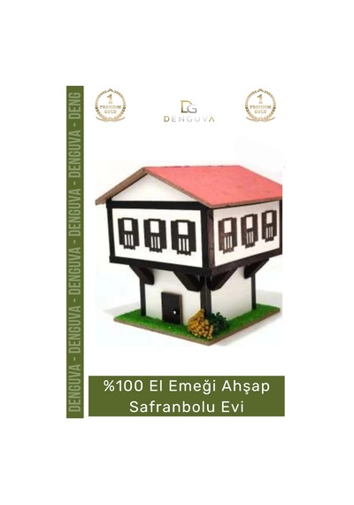 Gecelambası Ahşap Renkli Mdf Dekoratif Hediyelik Nostaljik Otantik Safranbolu Evi Kablolu Gece Lamb