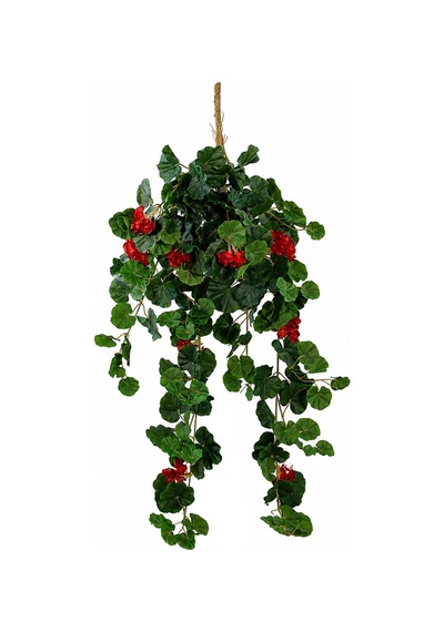 Yapay Sarmaşık Sardunya Sarkıt Kırmızı 105 Cm