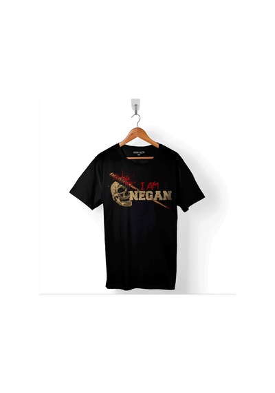 I Am Negan The Walking Dead Yürüyen Ölüler Baskılı Tişört Unisex T-shirt 001