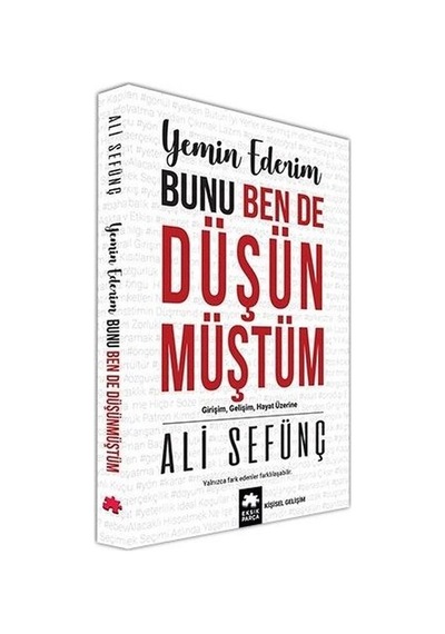Yemin Ederim Bunu Ben de Düşünmüştüm - Ali Sefünç - Eksik Parça