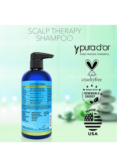 Pura D'or Scalp Therapy Saç Derisi Bakım Şampuanı 709ml Tüm Saçlar