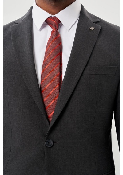 İmza Koyu Antrasit Düz Bez Ayağı Mono Yaka 2 Düğme Yünlü 6 Drop Comfort Fit Classic Takım Elbise 1001245180 070 Koyu Antrasit İmza Koyu Antrasit Düz Bez Ayağı Mono Yaka 2 Düğme Yünlü 6 Drop Comfort Fit Classic Takım Elbise 1001245180 070 Koyu Antrasit