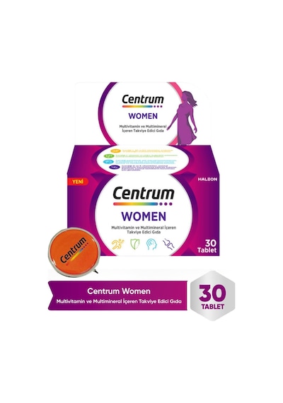 Centrum Women Multivitamin 30'lu Tablet +vitamin Kutusu Hediye