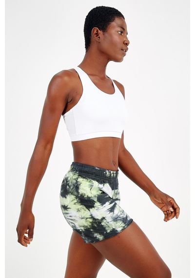 Maraton Sportswear Regular Kadın Şort Basic Siyah Şort 19044-siyah