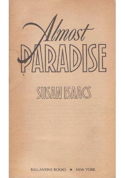 Almost Paradise - Susan Isaacs 2.el