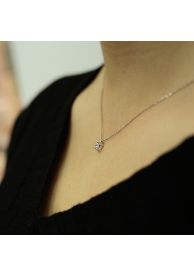 Lova 0,20 Karat Pırlanta Tektaş Kolye - 2030004