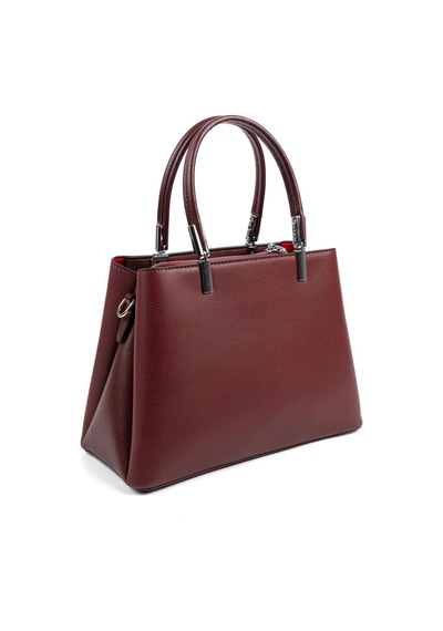 Silver Polo Sp1098 Kadın El Çantası Düz Bordo-bordo