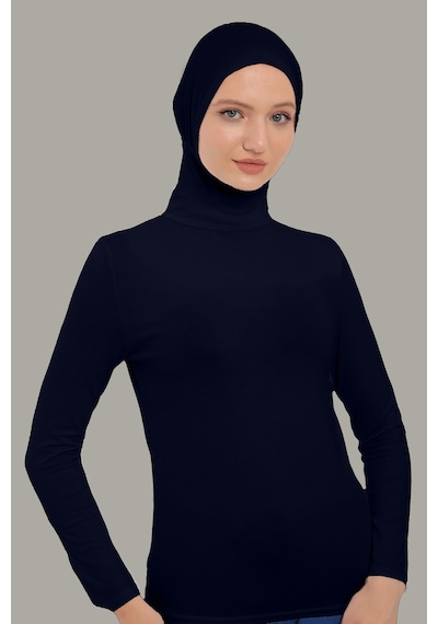 Sonbaharmoda Kadın Uzun Kollu Body Boyunluklu Boneli Tam Badi Boğazlı Likralı Penye Lacivert Sonbaharmoda Kadın Uzun Kollu Body Boyunluklu Boneli Tam Badi Boğazlı Likralı Penye Lacivert