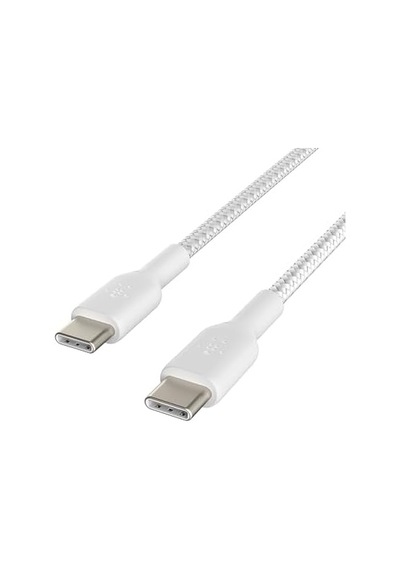 0.5ft Braided Usb-c To Usb-c Cable For 16, 16 Pro, 16 Pro Max, 16 Plus, 15, Galaxy S24, S23, Note10, 9, 8, İpad Pro & More -