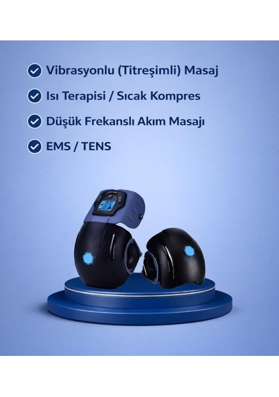 Ems Teknolojili Isıtmalı Titreşimli Diz Masaj Cihazı, Akıllı Isı Destekli Ems Teknolojili Isıtmalı Titreşimli Diz Masaj Cihazı, Akıllı Isı Destekli