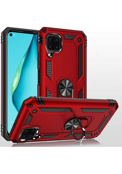 Huawei P40 Lite Kılıf Zore Vega Kapak Gold