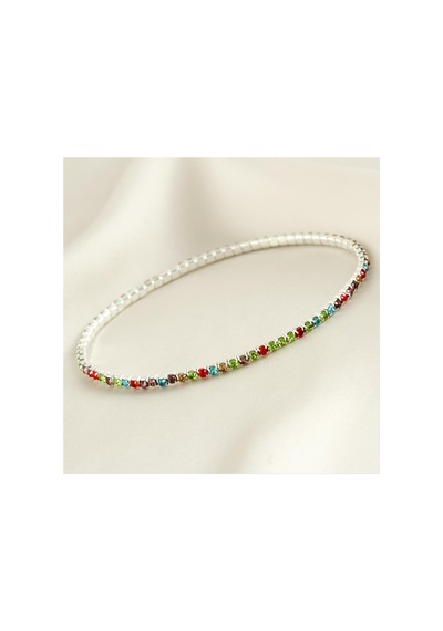 2 Mm Minik Şerit Taşlı Suyolu Bileklik 11 82884056