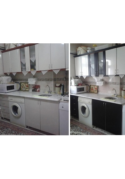 Mat Siyah Yapışkanlı Kaplama Folyosu 122 Cm X 3 Mt
