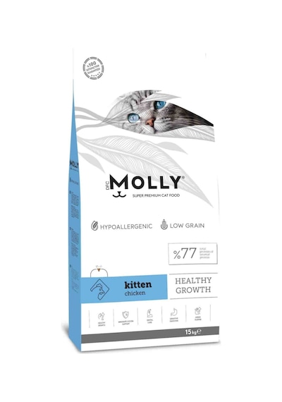 Molly Kitten Tavuklu Yavru Kedi Maması 15 KG