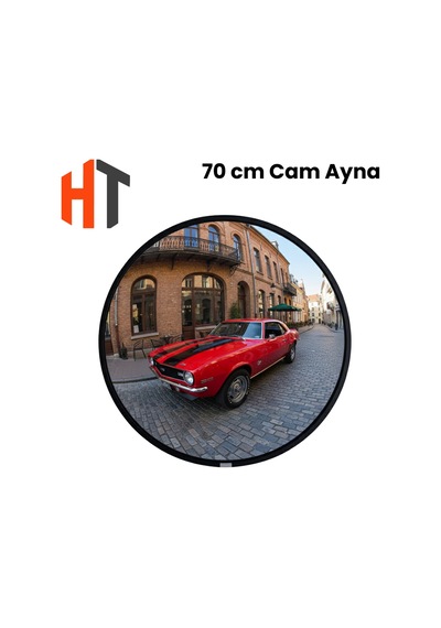 Cam Trafik Güvenlik Aynası 70 Cm, Tümsek Ayna, Otopark Aynası