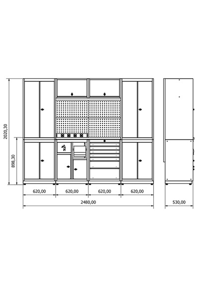 MT-1012 Modüler Çalışma Tezgahı -