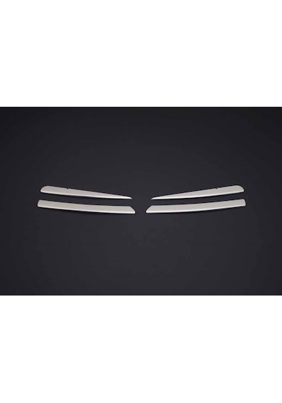 Renault Clio 3 Hb Uyumlu Ön Tampon Çıtası 4 Parça 2006-2011 Paslanmaz Krom