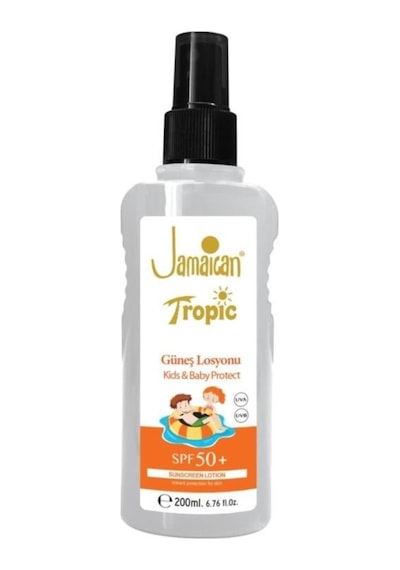 50 Faktör Çocuk Güneş Koruma Losyonu Spf 50 Jamaikan Tropik