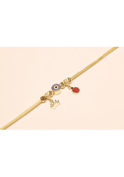 Altın Charm Çocuk Künyesi Guler1002692 Sarı Altın
