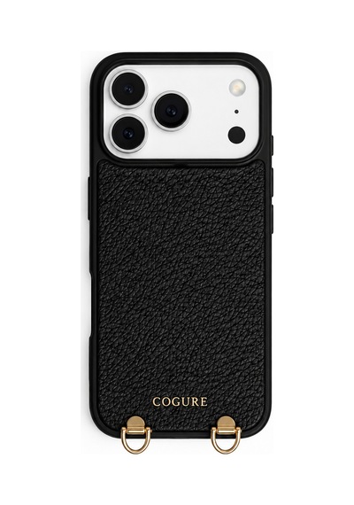 Hera Apple Uyumlu iPhone 18 Pro / 17 Pro Uyumlu Cepli Gözlük Telefon Askısı Ve Kılıf 2'li Siyah Set